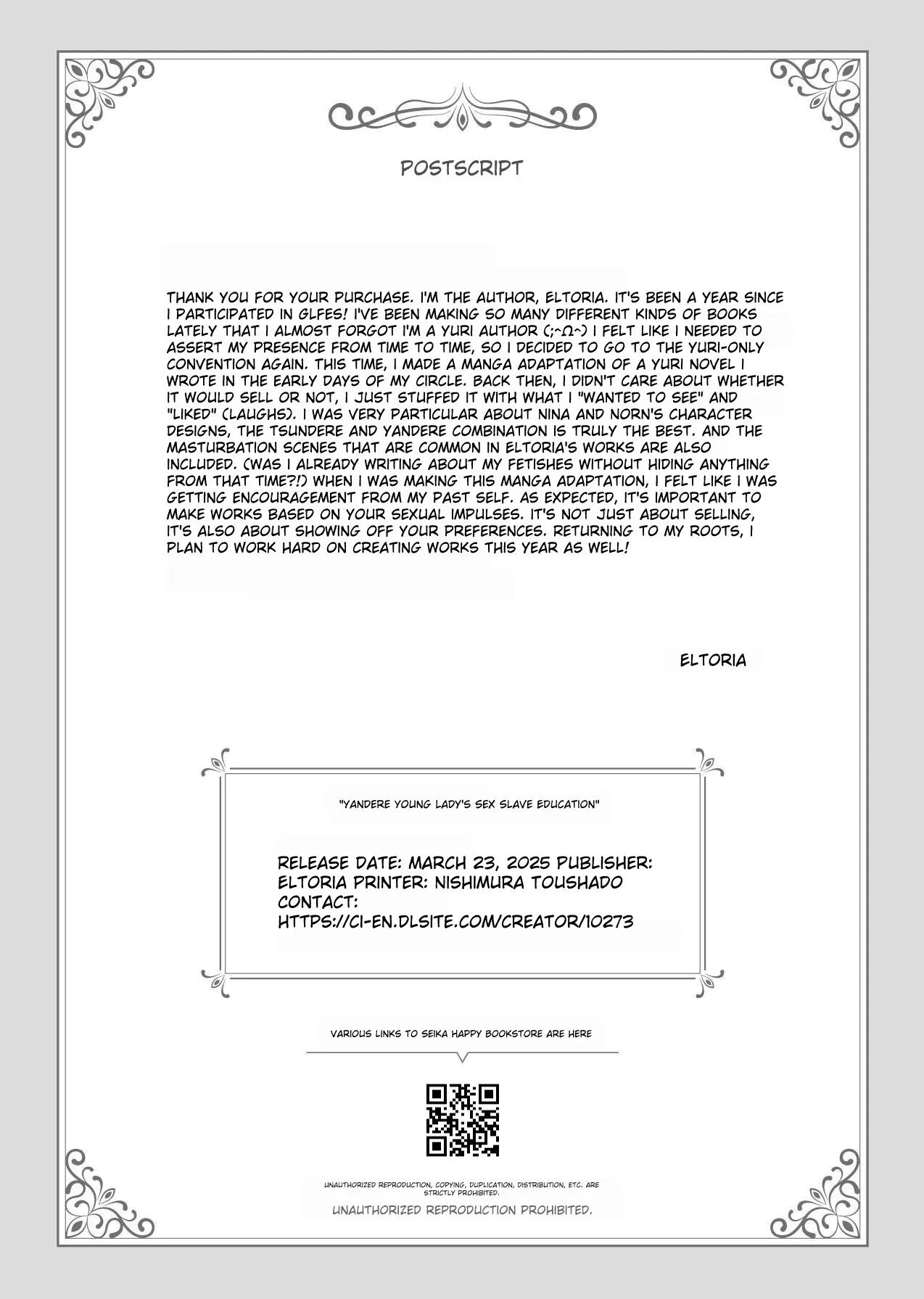 Yandere Young Lady's Sexual Slave Education ~a Young Lady From A Prestigious Aristocratic Family Is Bought And Taken To Her Childhood Friend's House~ Chapter 1000 Page 44